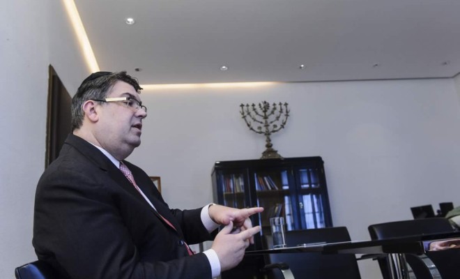 Oskar Deutsch: Bin zufrieden, wenn Strache zu Israel steht (Bild: Martin Juen)